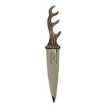 Stunning Pewter Stag Antler Design Scottish Highland Sgian Dubh - 3 Finsihes Available