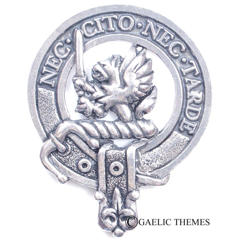 Celtic Knotwork Clan Crest Sgian Dubh - A-C Clans