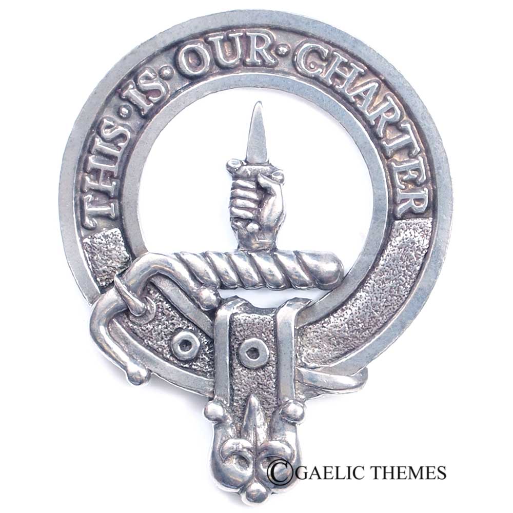 Celtic Knotwork Clan Crest Sgian Dubh - A-C Clans