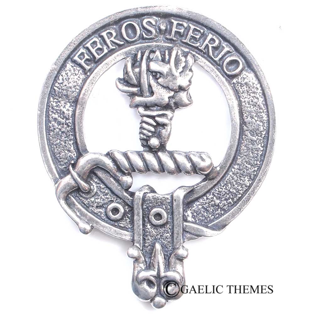 Celtic Knotwork Clan Crest Sgian Dubh - A-C Clans