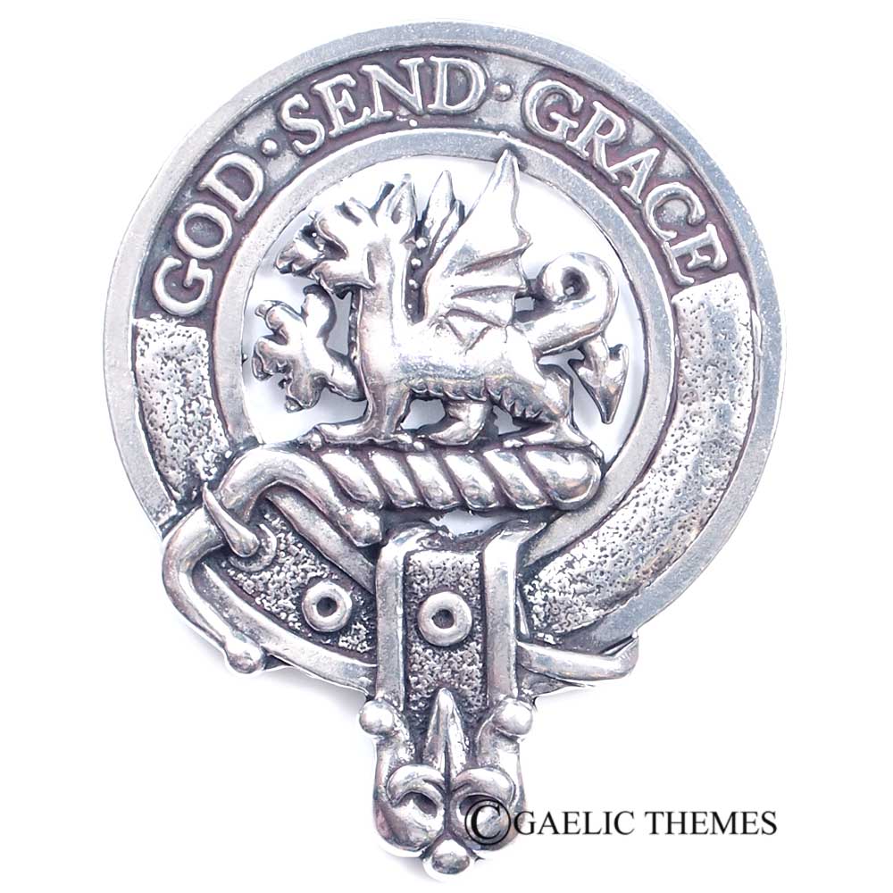 Celtic Knotwork Clan Crest Sgian Dubh - A-C Clans