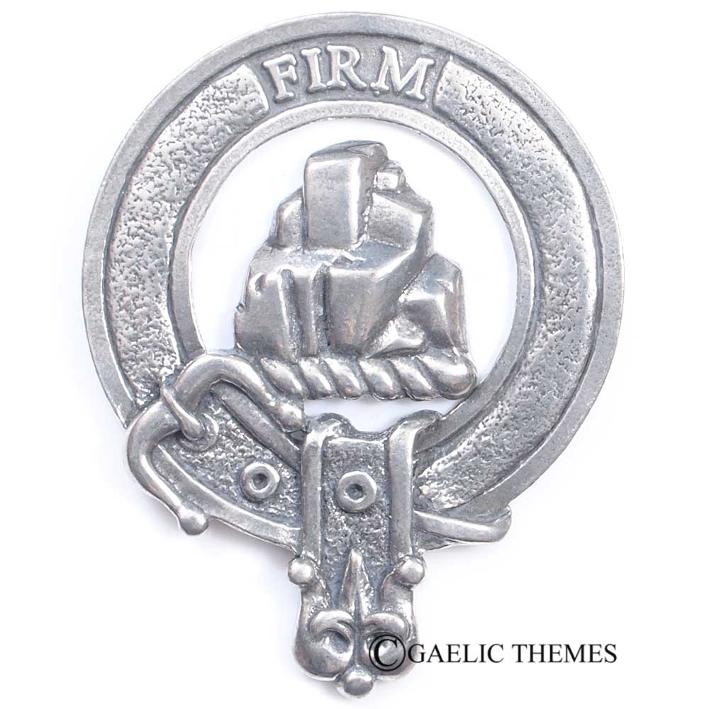 Celtic Knotwork Clan Crest Sgian Dubh - D-H Clans