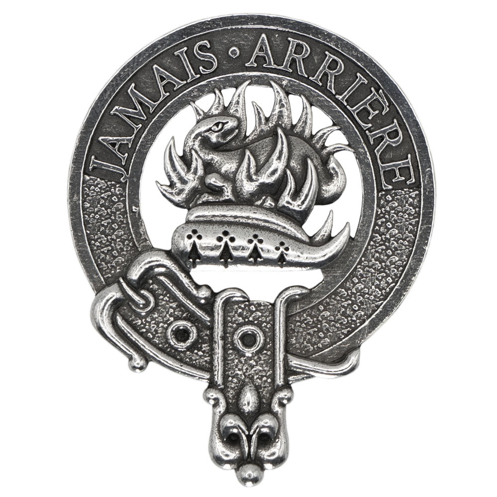Celtic Knotwork Clan Crest Sgian Dubh - D-H Clans