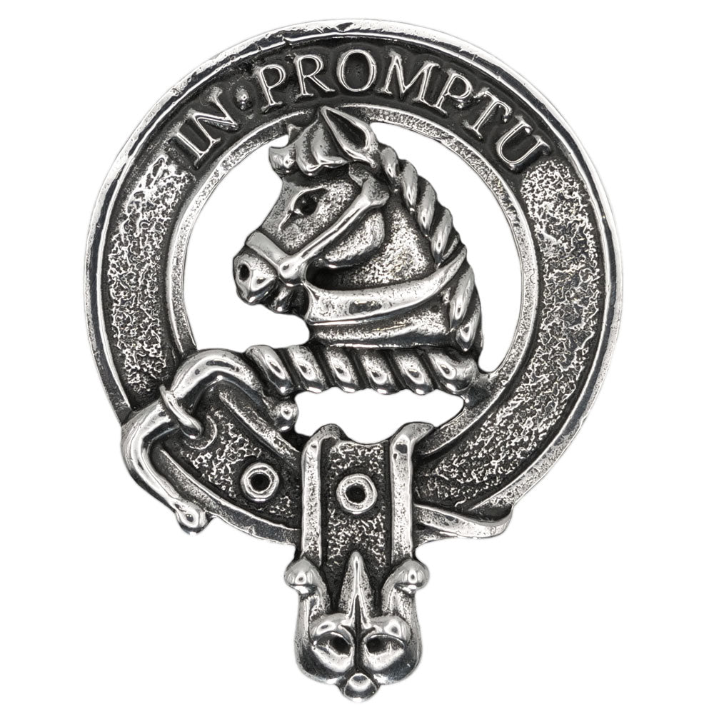 Celtic Knotwork Clan Crest Sgian Dubh - D-H Clans