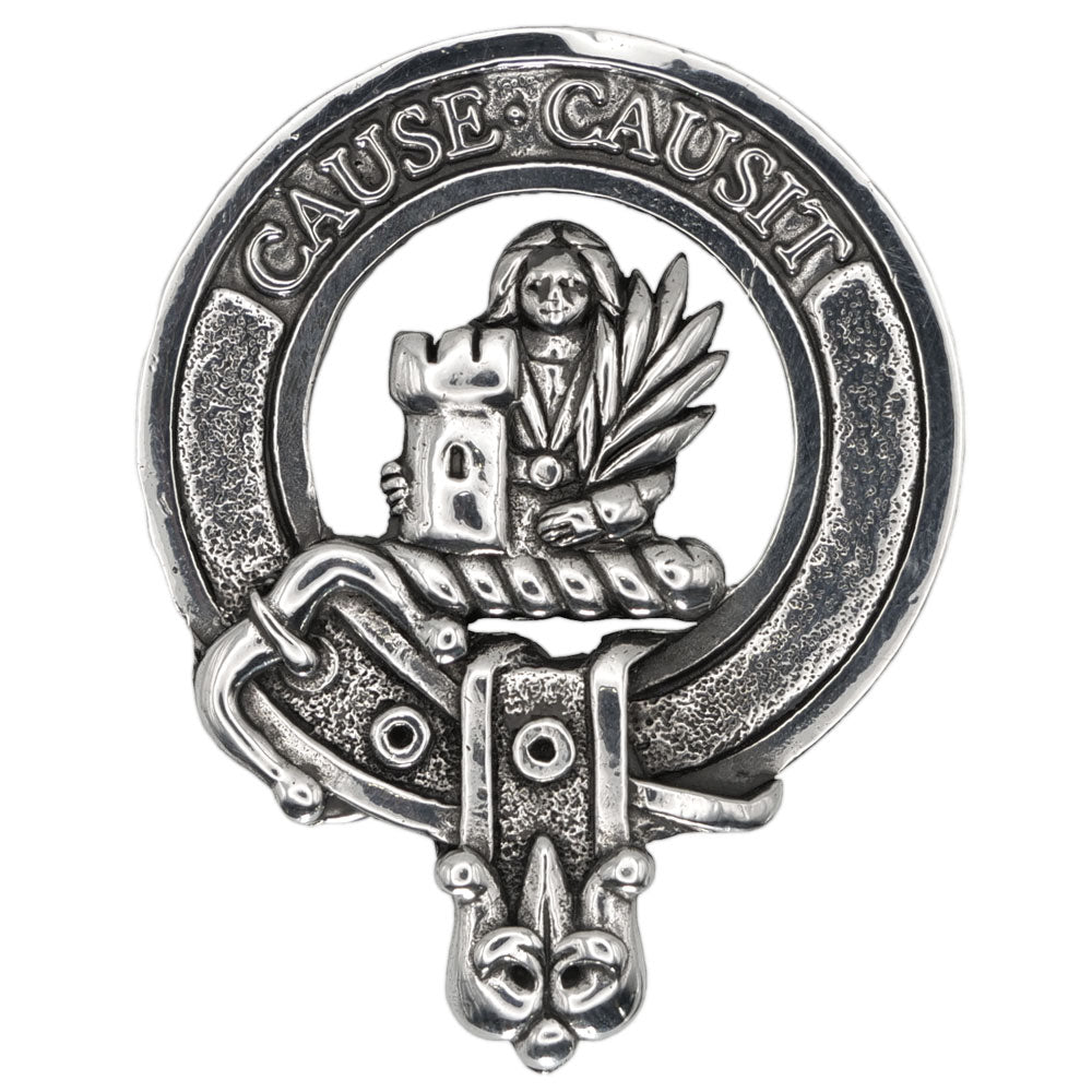 Celtic Knotwork Clan Crest Sgian Dubh - D-H Clans