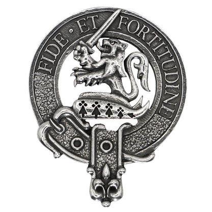 Celtic Knotwork Clan Crest Sgian Dubh - D-H Clans