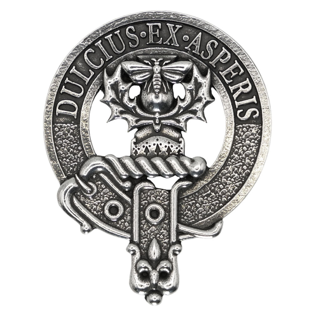 Celtic Knotwork Clan Crest Sgian Dubh - D-H Clans