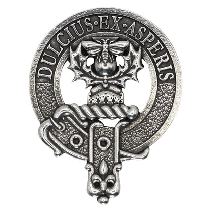 Celtic Knotwork Clan Crest Sgian Dubh - D-H Clans