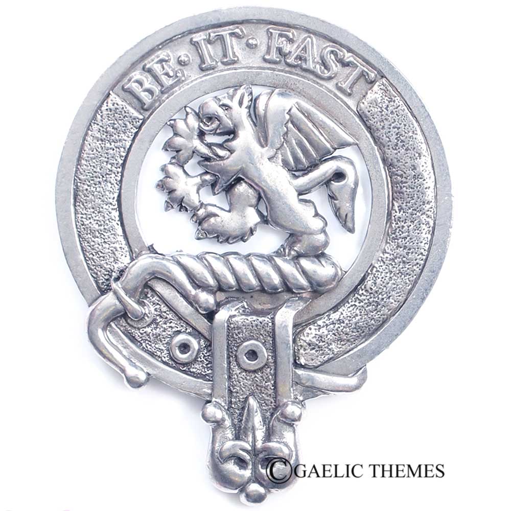 Celtic Knotwork Clan Crest Sgian Dubh - D-H Clans
