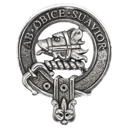 Celtic Knotwork Clan Crest Sgian Dubh - D-H Clans