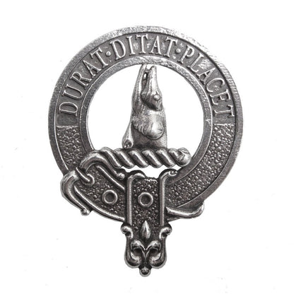 Celtic Knotwork Clan Crest Sgian Dubh - D-H Clans