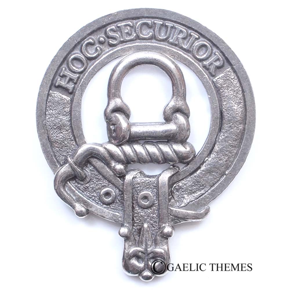 Celtic Knotwork Clan Crest Sgian Dubh - D-H Clans