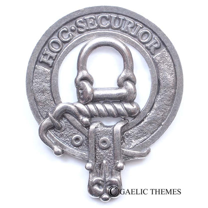 Celtic Knotwork Clan Crest Sgian Dubh - D-H Clans