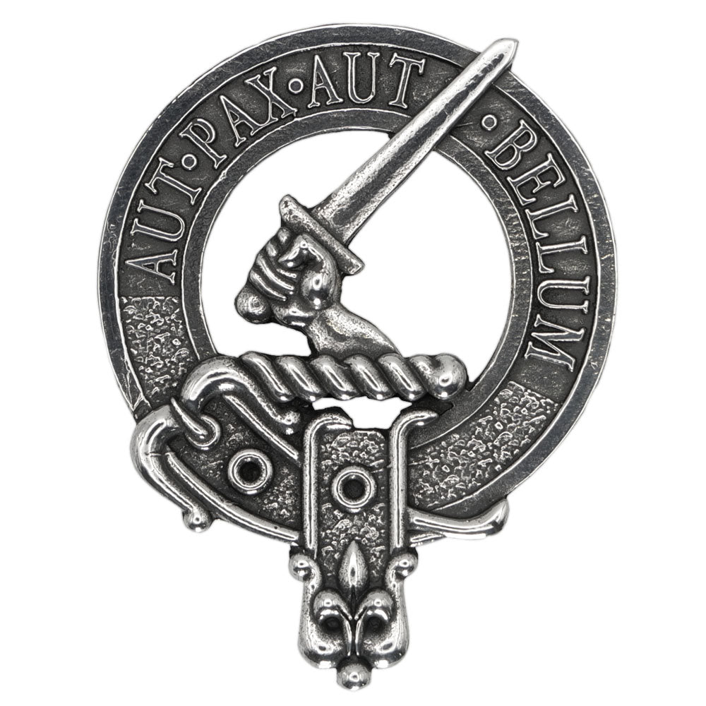 Celtic Knotwork Clan Crest Sgian Dubh - D-H Clans