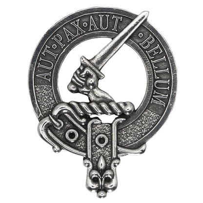 Celtic Knotwork Clan Crest Sgian Dubh - D-H Clans
