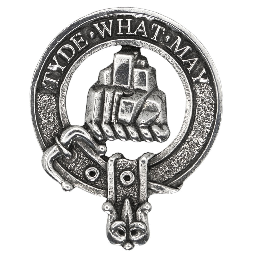 Celtic Knotwork Clan Crest Sgian Dubh - D-H Clans