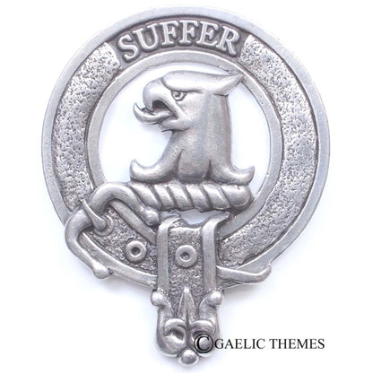 Celtic Knotwork Clan Crest Sgian Dubh - D-H Clans