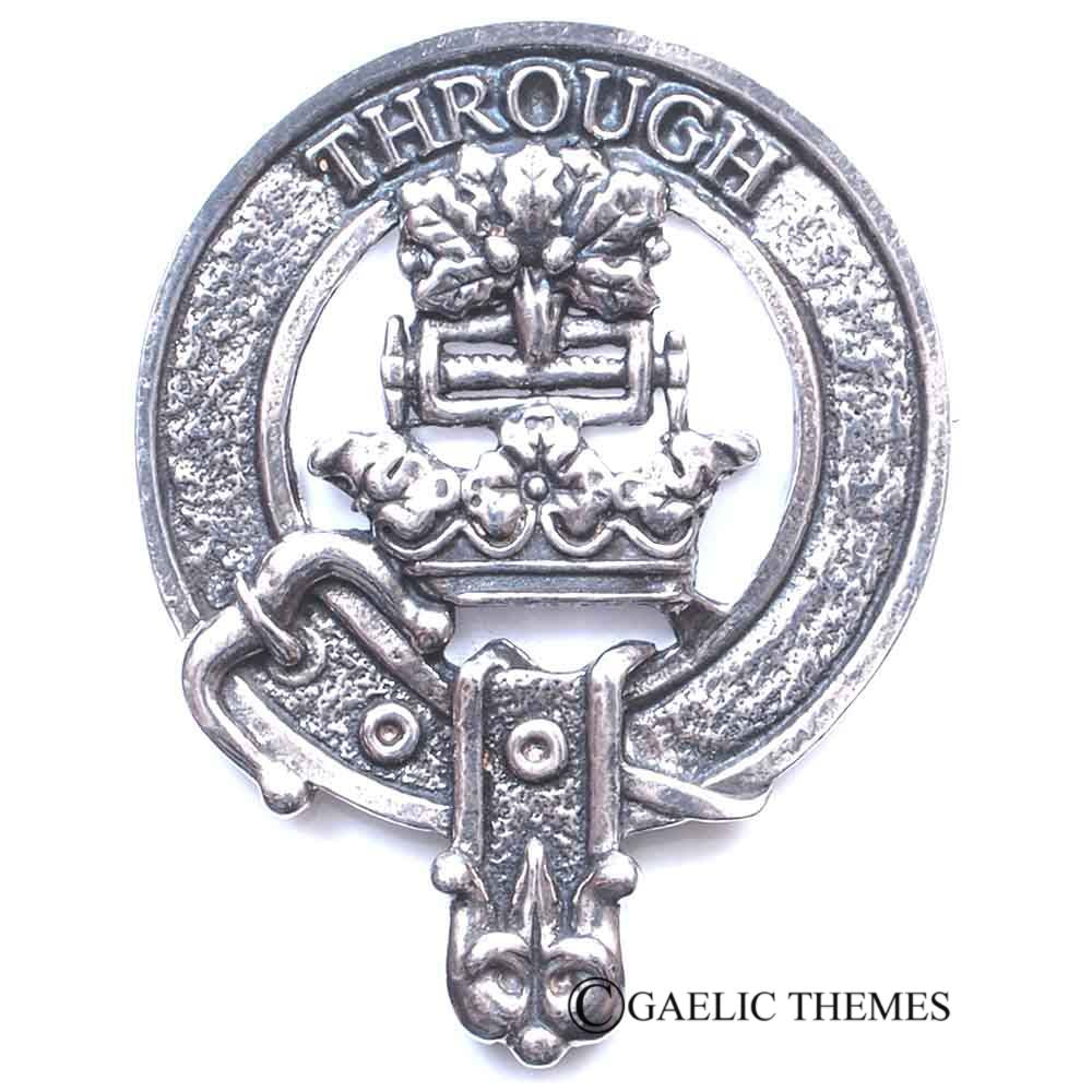 Celtic Knotwork Clan Crest Sgian Dubh - D-H Clans