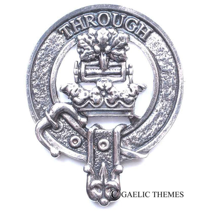 Celtic Knotwork Clan Crest Sgian Dubh - D-H Clans