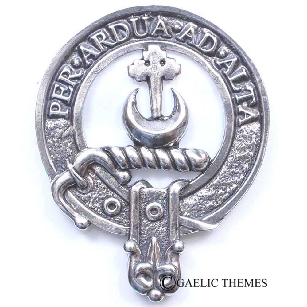 Celtic Knotwork Clan Crest Sgian Dubh - D-H Clans