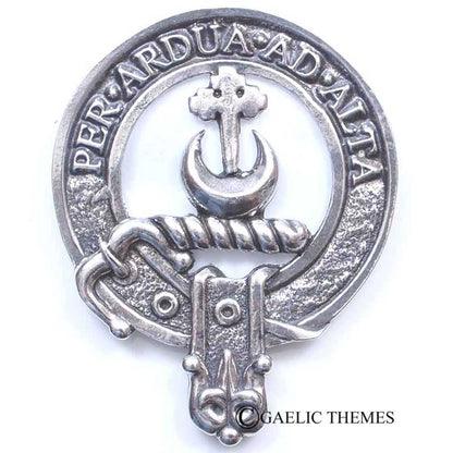 Celtic Knotwork Clan Crest Sgian Dubh - D-H Clans