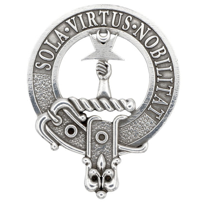 Celtic Knotwork Clan Crest Sgian Dubh - D-H Clans