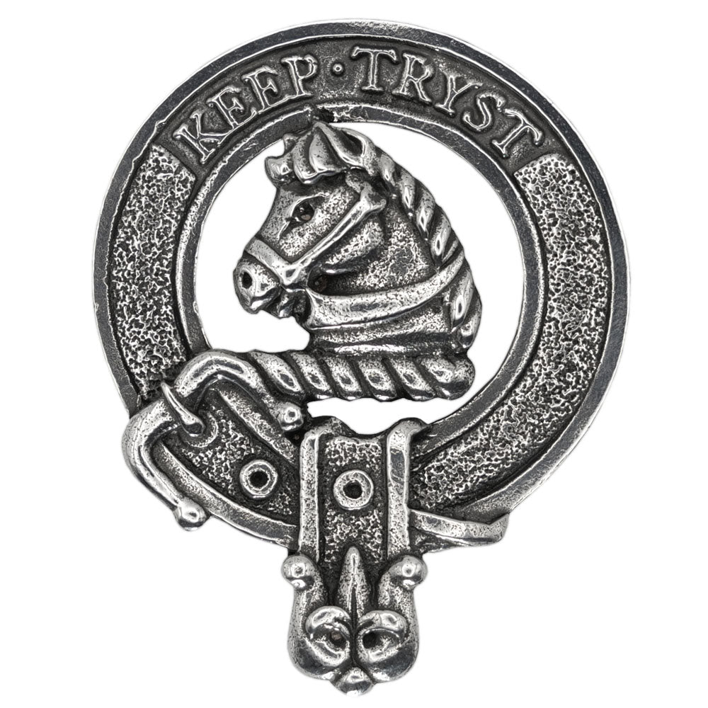 Celtic Knotwork Clan Crest Sgian Dubh - D-H Clans