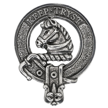 Celtic Knotwork Clan Crest Sgian Dubh - D-H Clans
