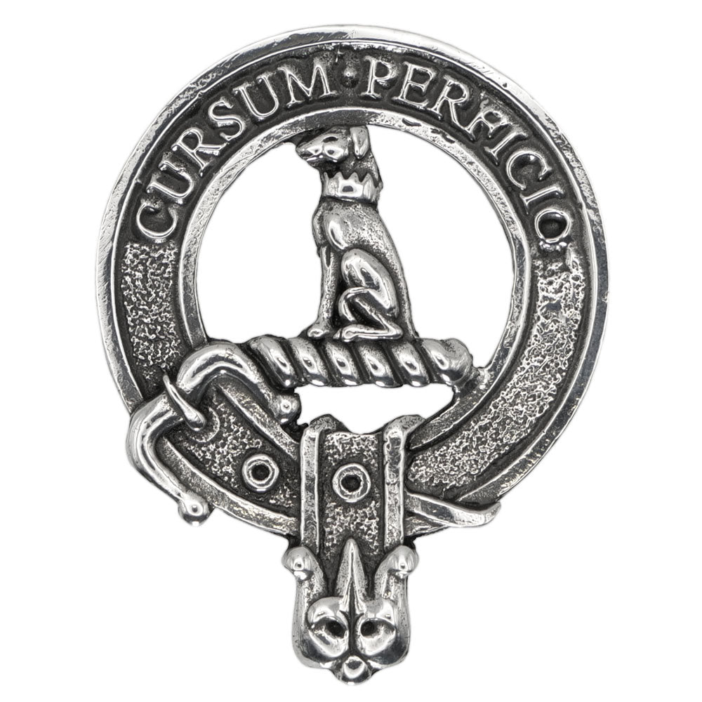 Celtic Knotwork Clan Crest Sgian Dubh - D-H Clans