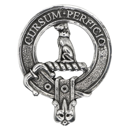 Celtic Knotwork Clan Crest Sgian Dubh - D-H Clans