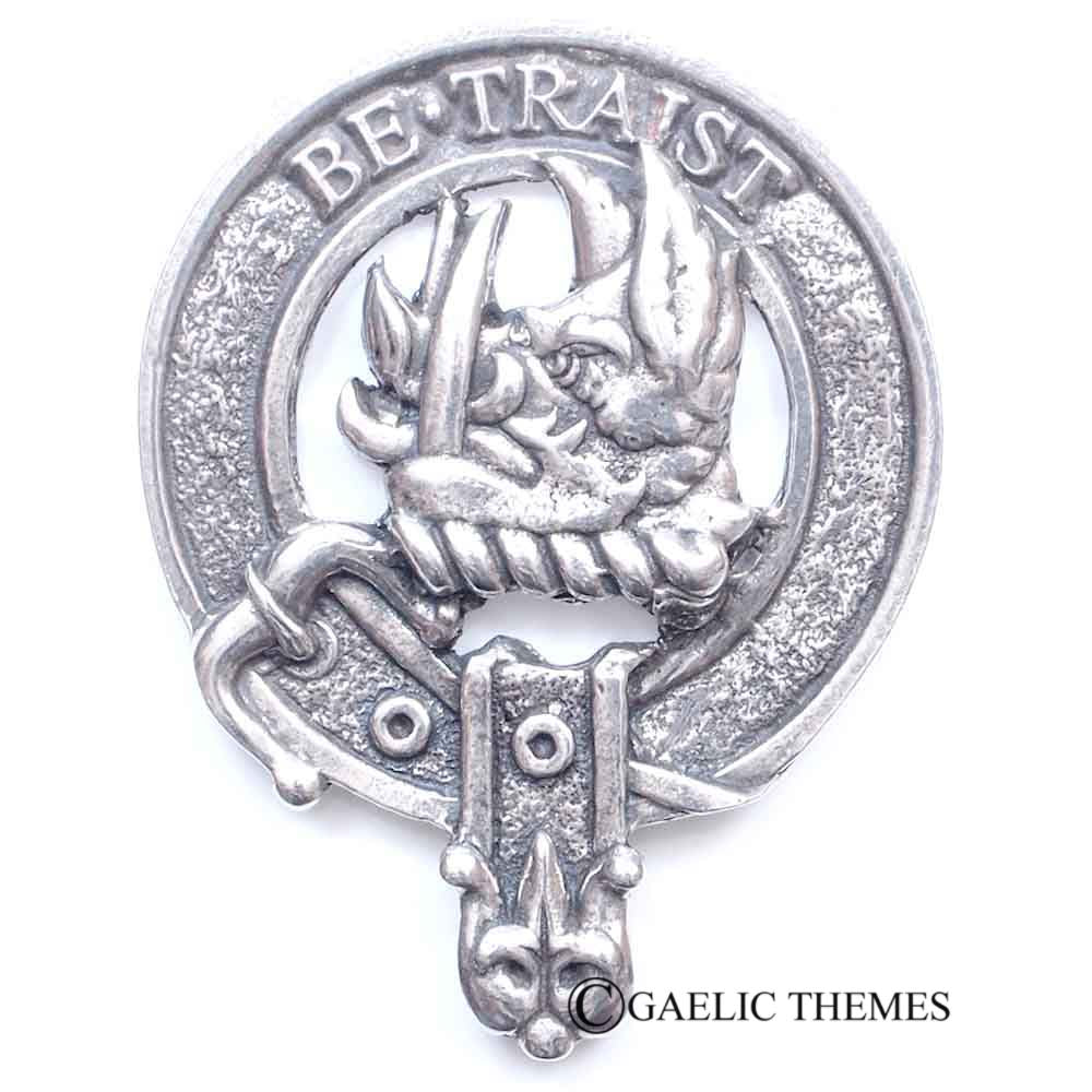 Celtic Knotwork Clan Crest Sgian Dubh - I-L Clans