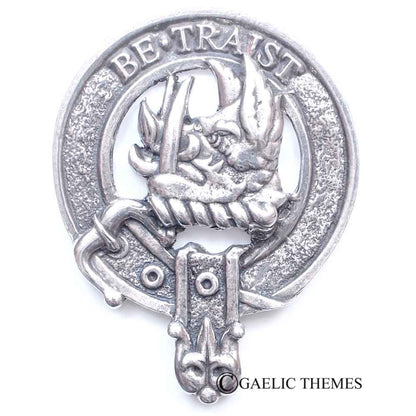Celtic Knotwork Clan Crest Sgian Dubh - I-L Clans
