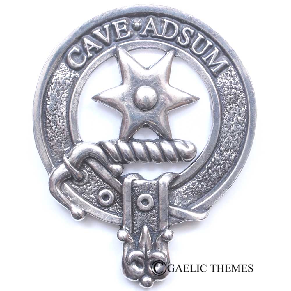 Celtic Knotwork Clan Crest Sgian Dubh - I-L Clans