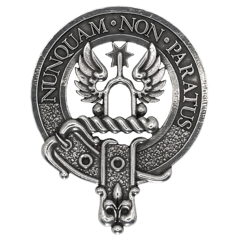 Celtic Knotwork Clan Crest Sgian Dubh - I-L Clans