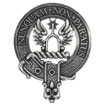 Celtic Knotwork Clan Crest Sgian Dubh - I-L Clans
