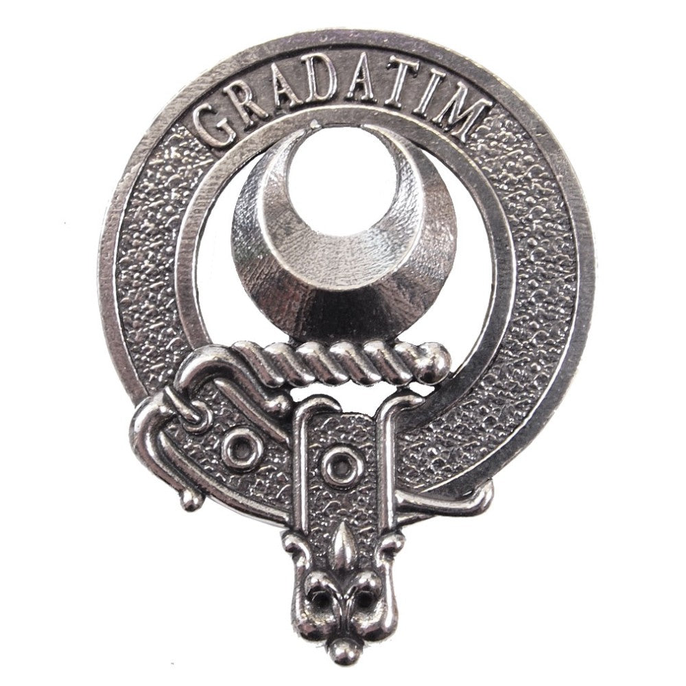 Celtic Knotwork Clan Crest Sgian Dubh - I-L Clans
