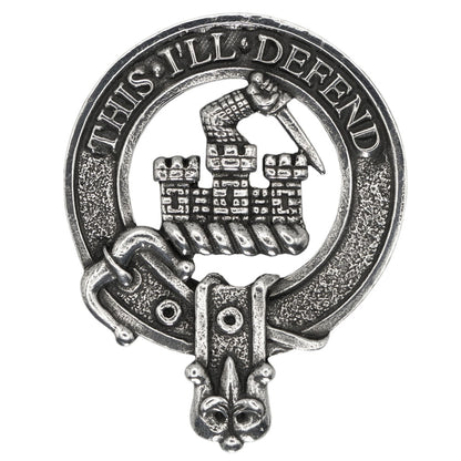 Celtic Knotwork Clan Crest Sgian Dubh - I-L Clans