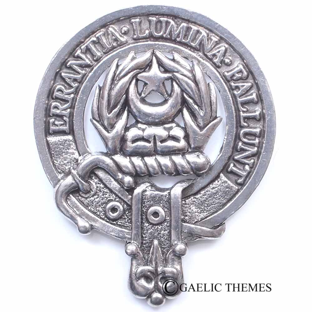 Celtic Knotwork Clan Crest Sgian Dubh - I-L Clans