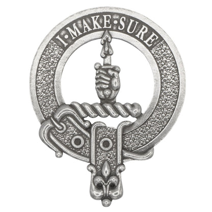 Celtic Knotwork Clan Crest Sgian Dubh - I-L Clans