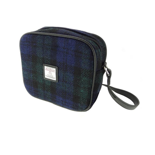 Black Watch Tweed Almond Handbag