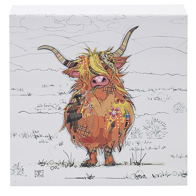 Highland Cow Memo Block