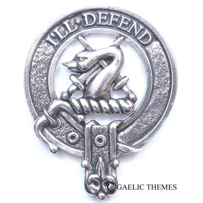 Celtic Knotwork Clan Crest Sgian Dubh - I-L Clans