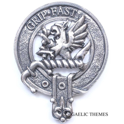 Celtic Knotwork Clan Crest Sgian Dubh - I-L Clans
