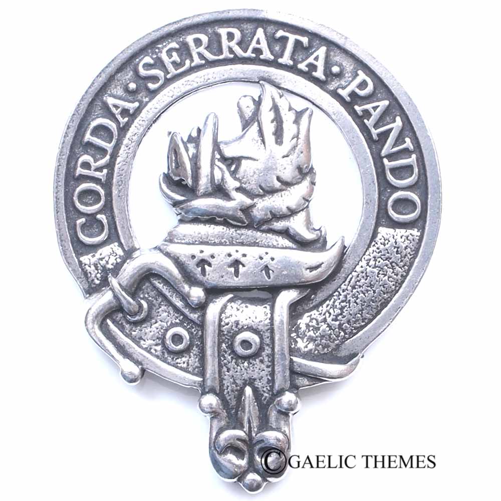 Celtic Knotwork Clan Crest Sgian Dubh - I-L Clans