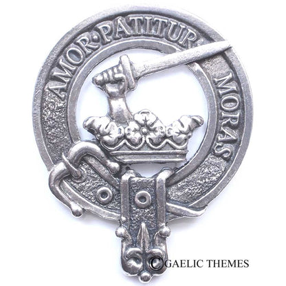 Celtic Knotwork Clan Crest Sgian Dubh - I-L Clans