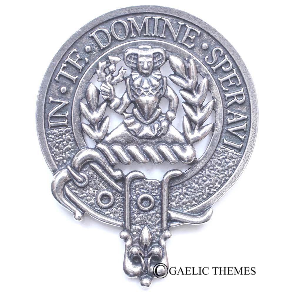 Celtic Knotwork Clan Crest Sgian Dubh - I-L Clans
