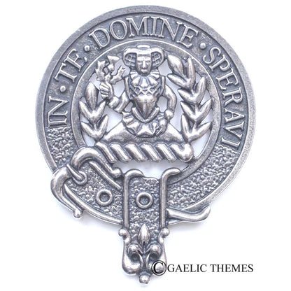 Celtic Knotwork Clan Crest Sgian Dubh - I-L Clans