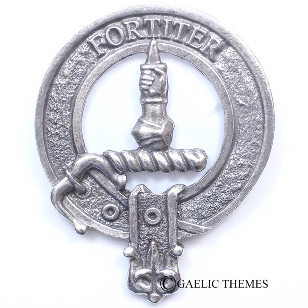 Thistle Clan Crest Sgian Dubh - Mac Clans