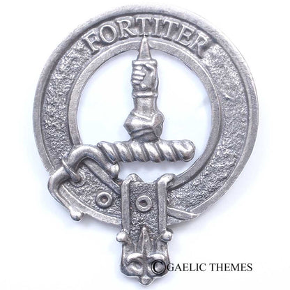 Thistle Clan Crest Sgian Dubh - Mac Clans