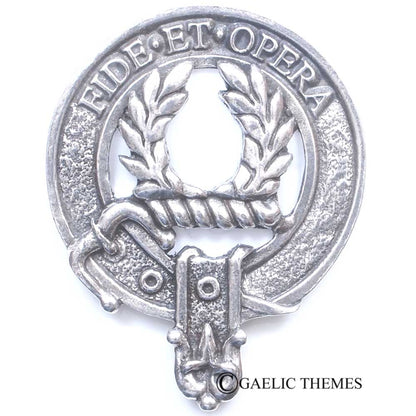 Thistle Clan Crest Sgian Dubh - Mac Clans